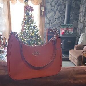 Coach Vibrant Orange Shoulder Bag